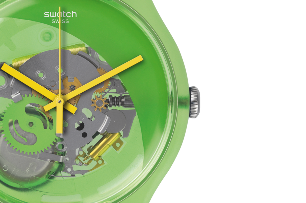 SUOG110 Swatch Pomme Tech de dama pulsera de resina