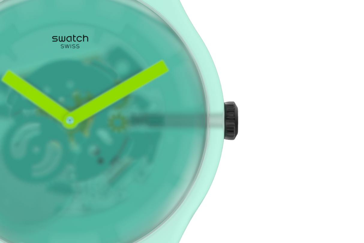 SUOG119 Reloj Swatch Nature Blur de dama correa de resina