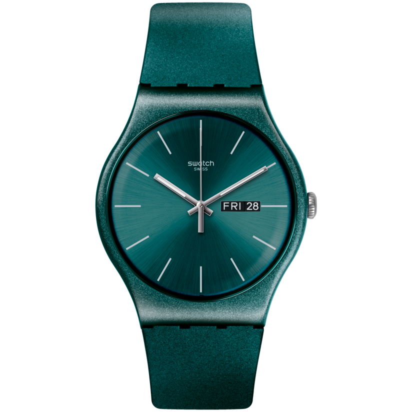 SUOG709 Reloj Swatch Análogo Unisex Pulsera de Caucho