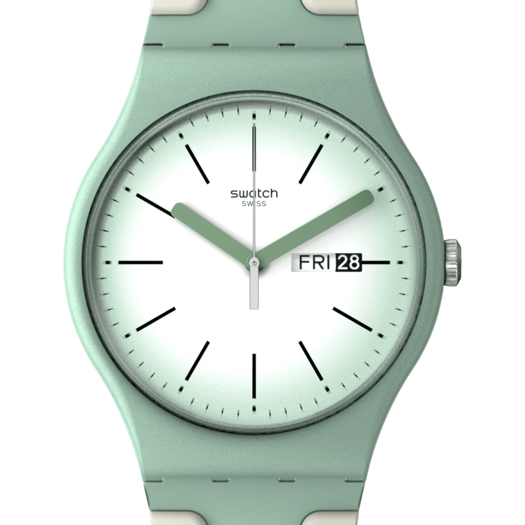 SUOG712 Reloj Swatch Meet me at the Myrtl unisex correa de resina