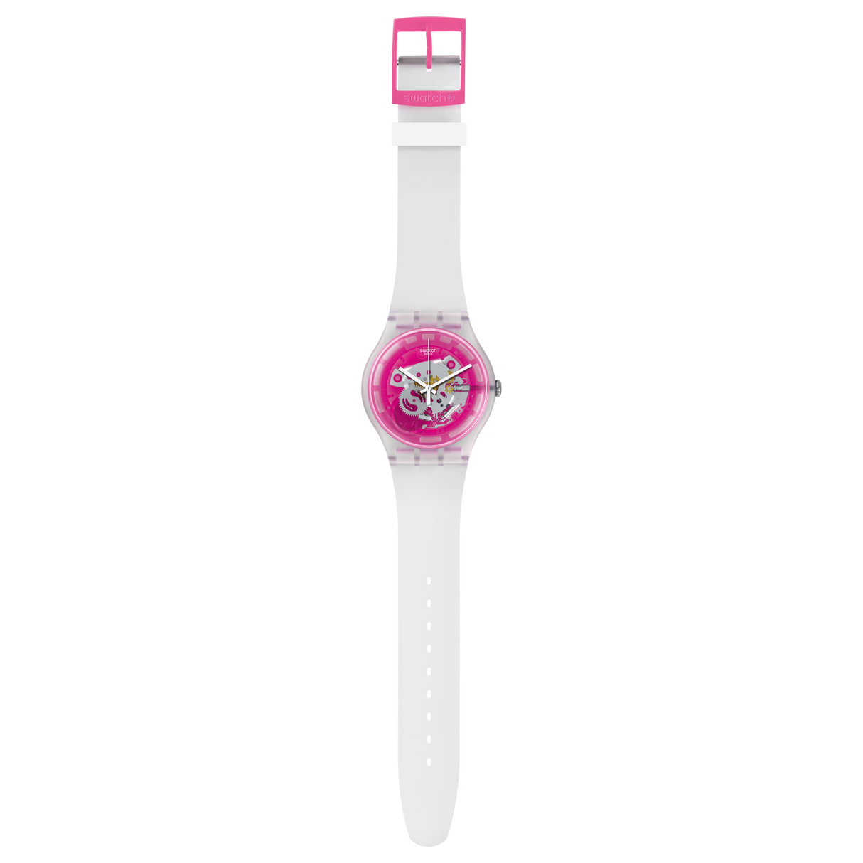 SUOK130 Reloj Swatch PinkMazing de dama correa de caucho
