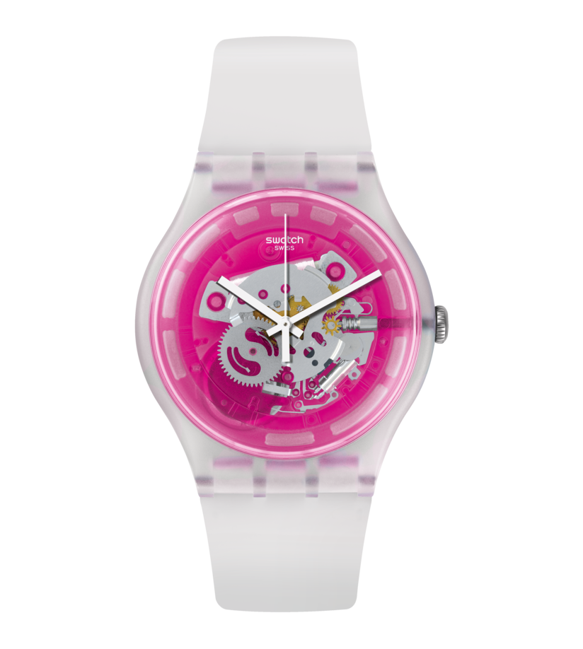 SUOK130 Reloj Swatch PinkMazing de dama correa de caucho