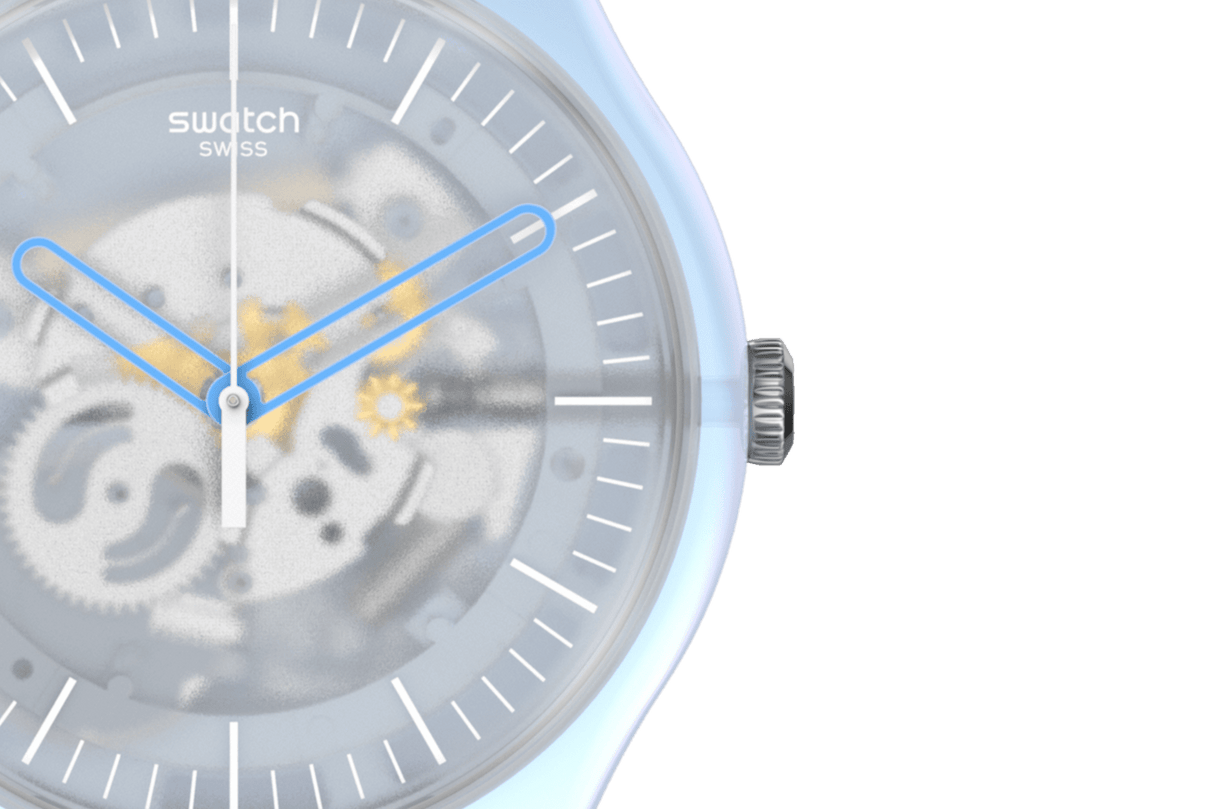 SUOK154 Reloj Swatch Flowerscreen de dama correa caucho