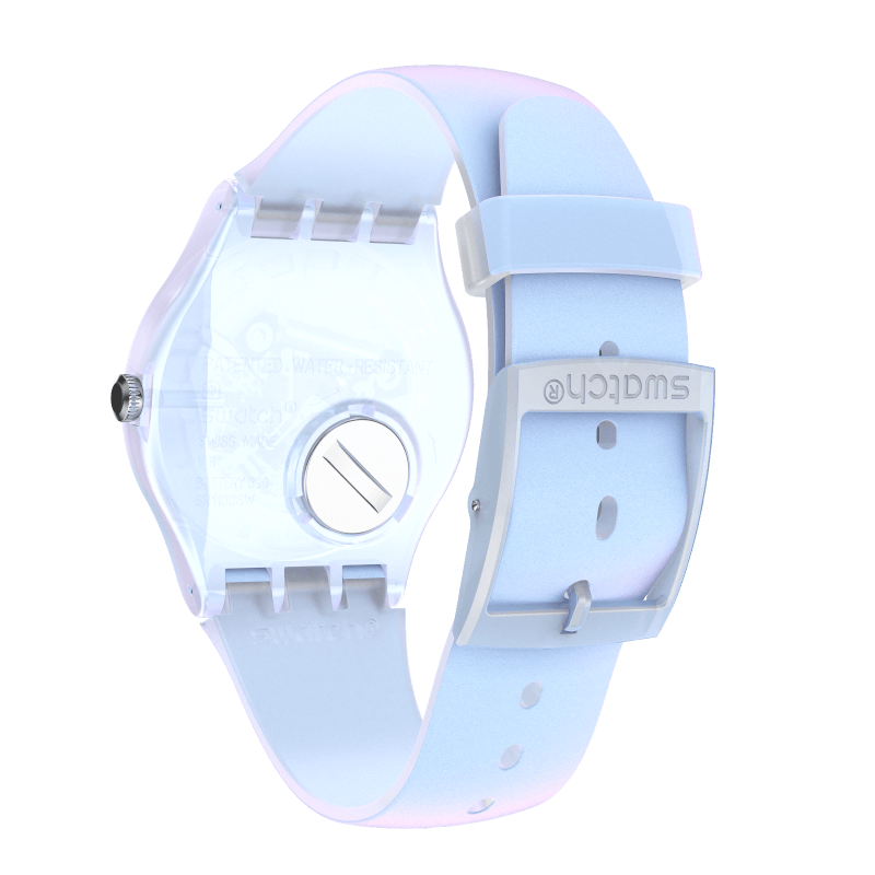 SUOK154 Reloj Swatch Flowerscreen de dama correa caucho