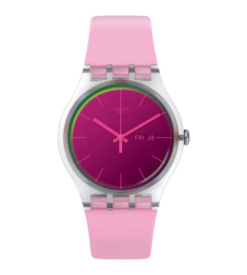 SUOK710 Swatch Polarose Reloj para Señorita Pulsera de Resina Análogo