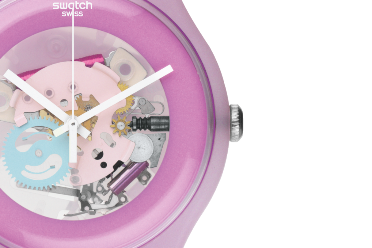 SUOP101 Reloj Swatch de dama pulsera de resina