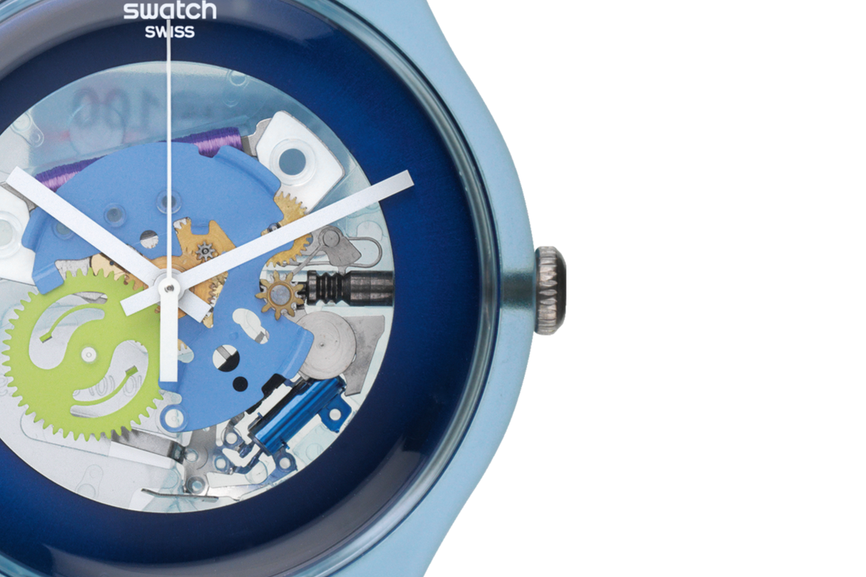 SUOS100 Swatch unisex correa de caucho