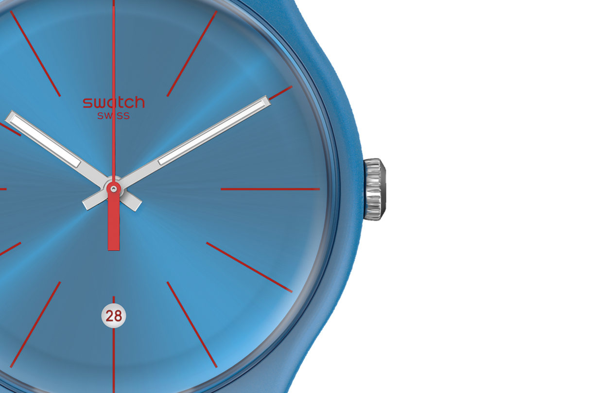 SUOS401 Swatch Lagoonnazing Unisex correa de resina