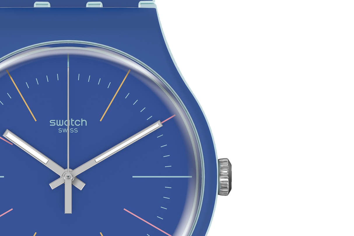 SUOS403 Reloj Swatch Blue unisex correa de resina