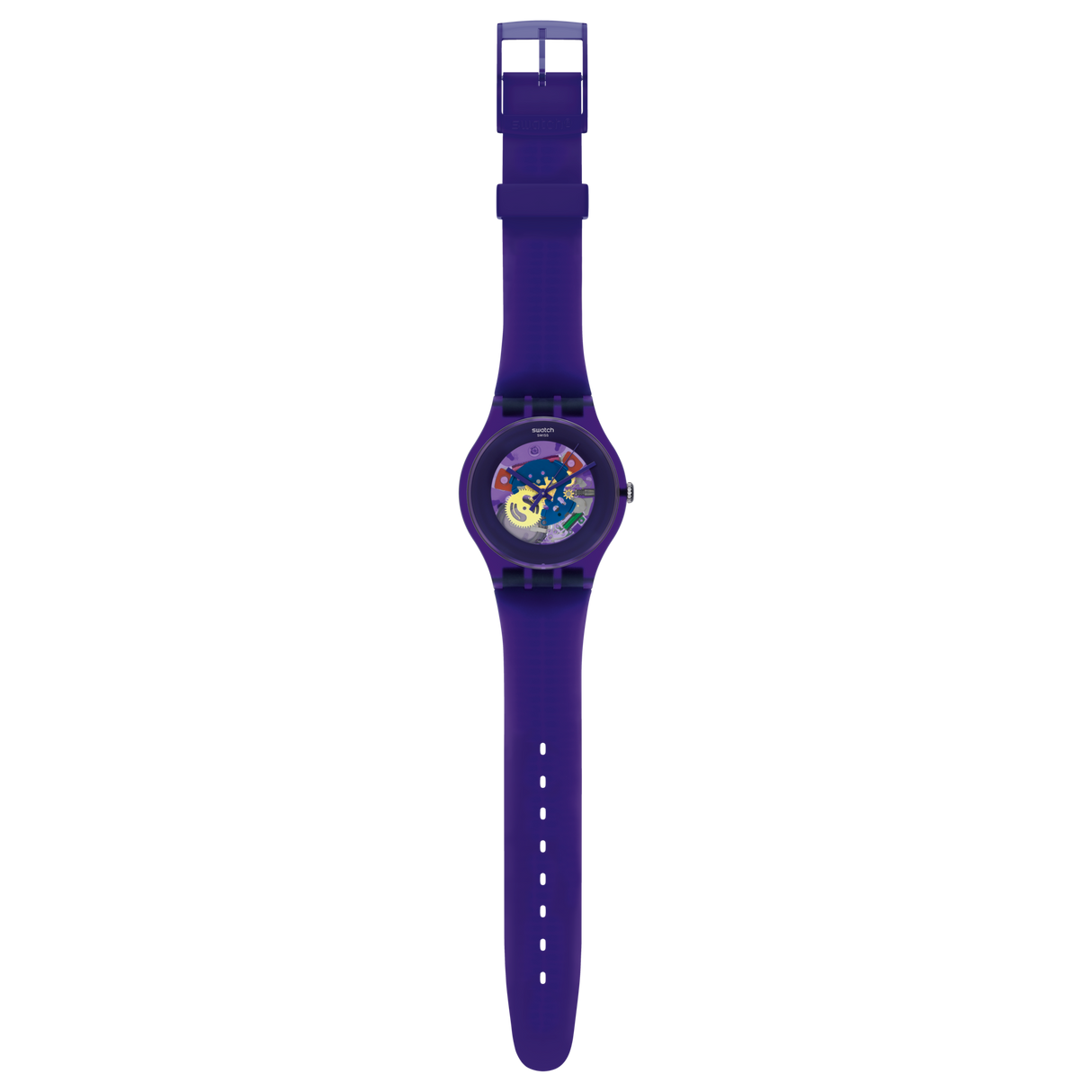 SUOV100 Reloj Swatch Purple unisex correa de resina