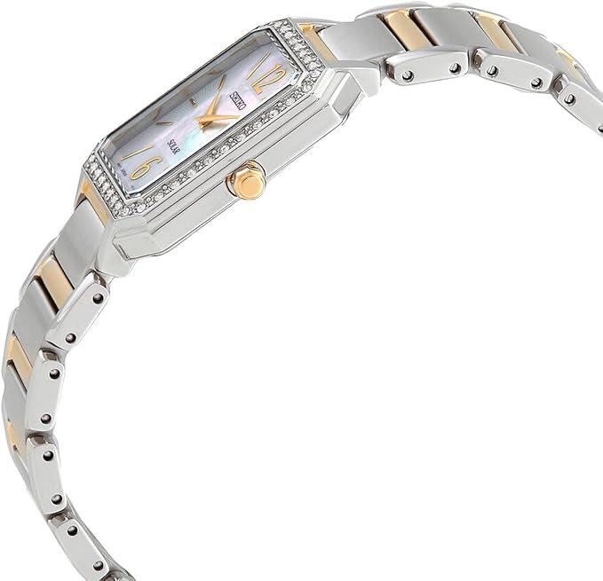 SUP466P1 Reloj Seiko Solar de dama pulsera de metal 25 mm