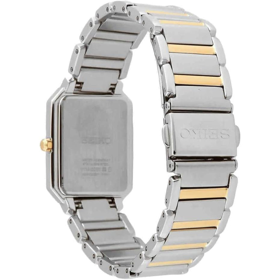 SUP466P1 Reloj Seiko Solar de dama pulsera de metal 25 mm