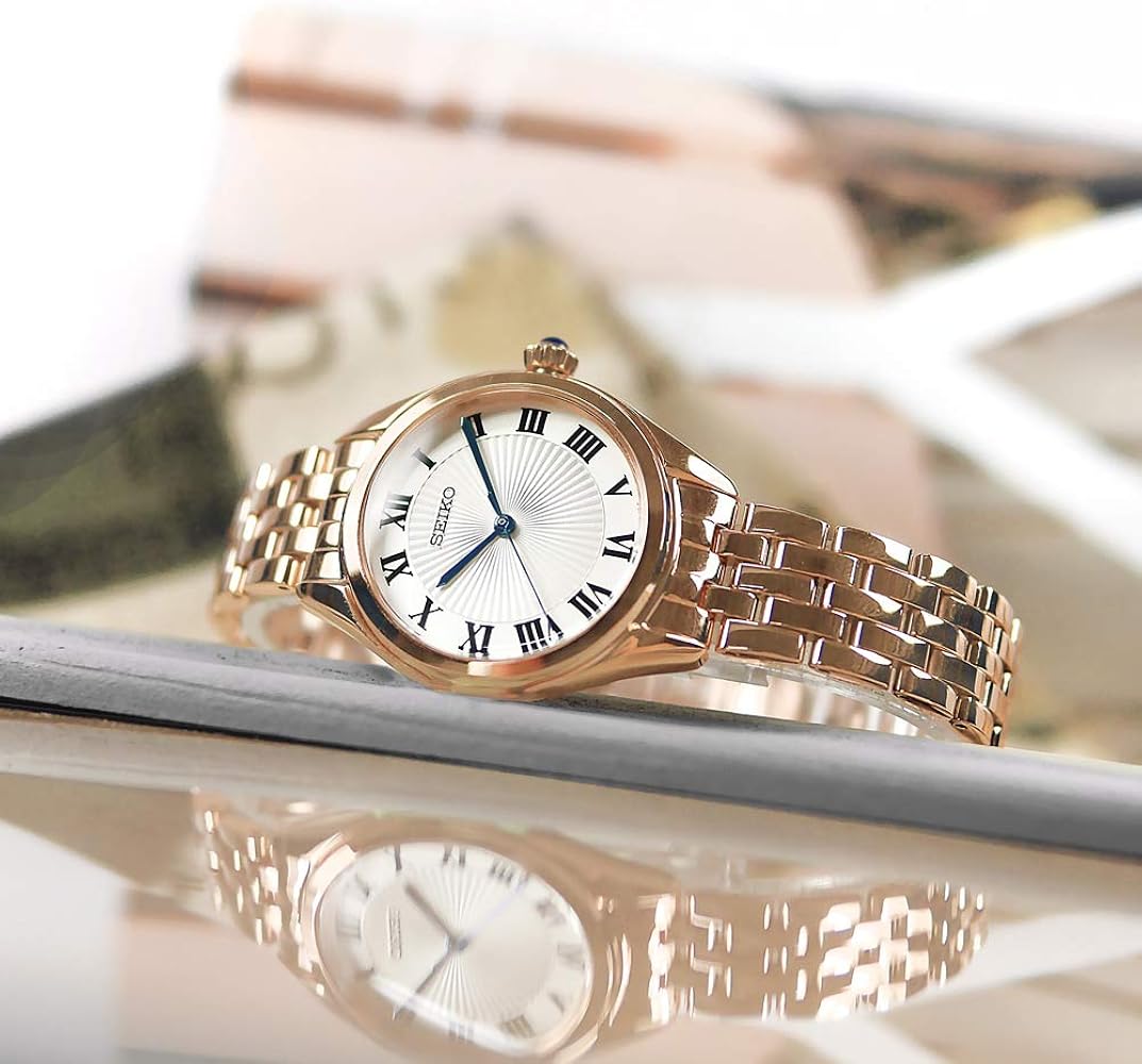 SUR332P1 Reloj Seiko Classic de dama correa de acero inoxidable