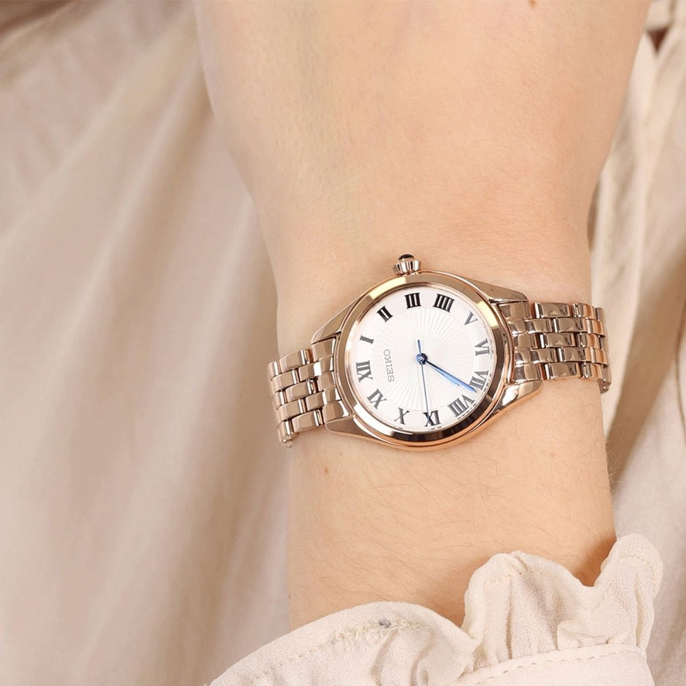 SUR332P1 Reloj Seiko Classic de dama correa de acero inoxidable