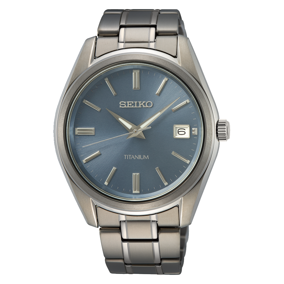 SUR371P1 Reloj Seiko Titanium para caballero pulsera de metal