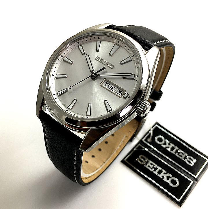 SUR447P1 Seiko Neo Classic reloj de hombre pulsera de piel