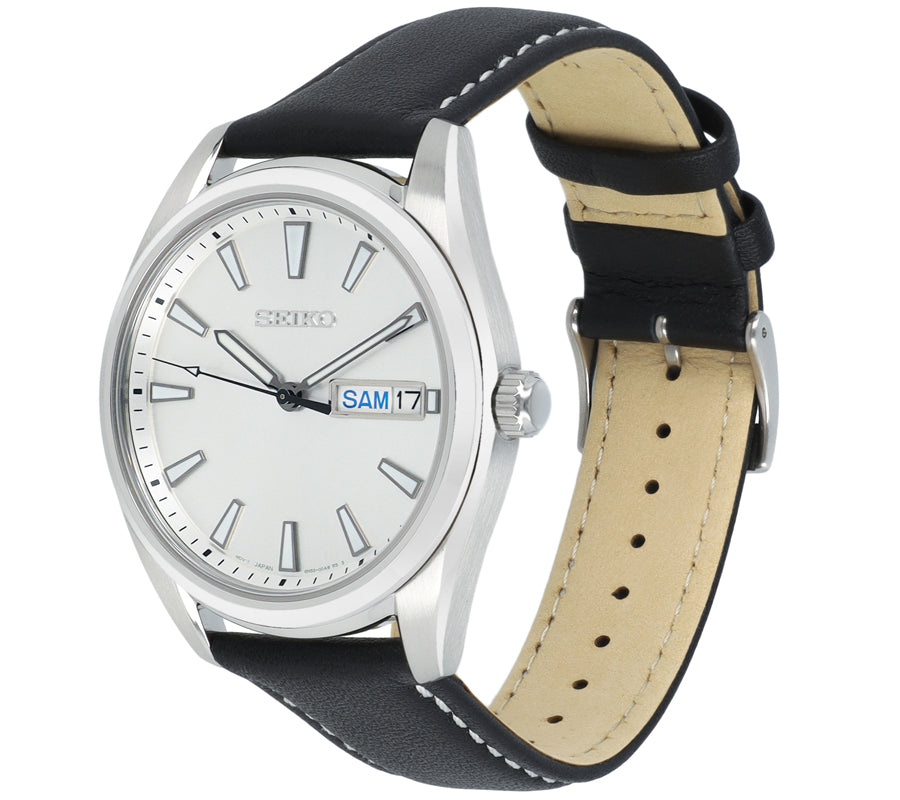 SUR447P1 Seiko Neo Classic reloj de hombre pulsera de piel