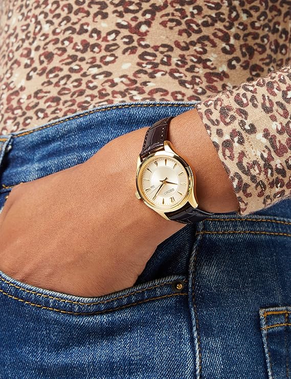 SUR478P1 Reloj Seiko Sapphire de dama pulsera de piel