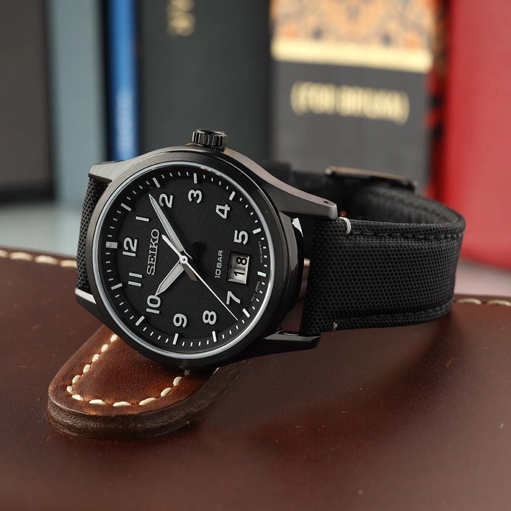 SUR571P1 Reloj Seiko Sport de hombre pulsera de tela 40 mm