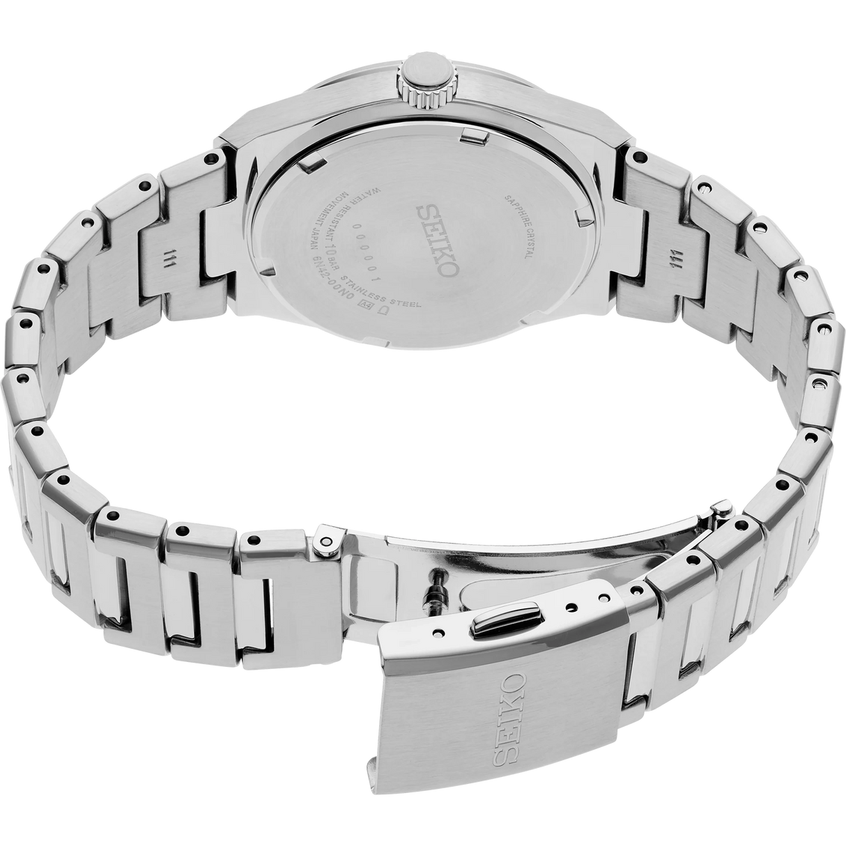 SUR573P1 Reloj Seiko Essentials de dama banda de metal 34 mm