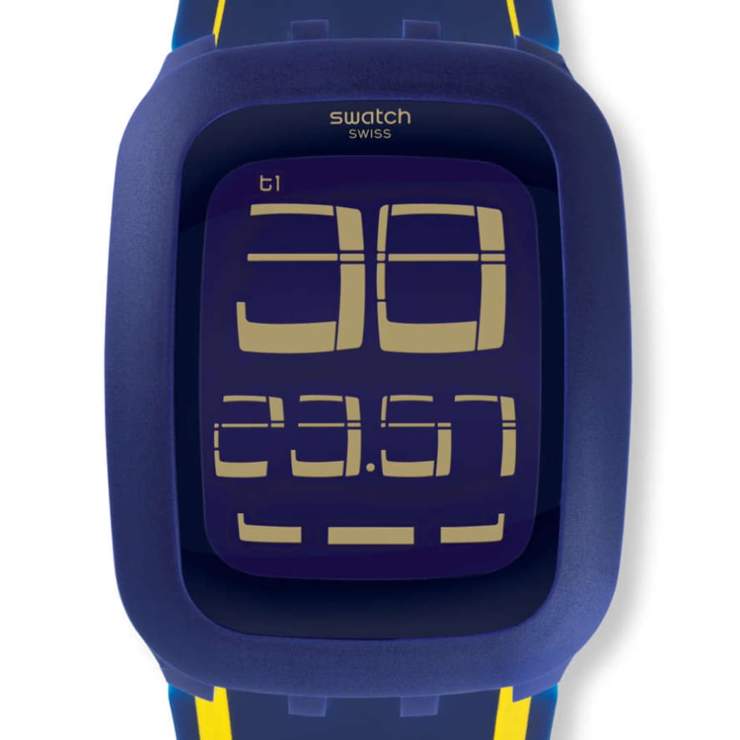 SURN106 Reloj Swatch Unisex pulsera de caucho