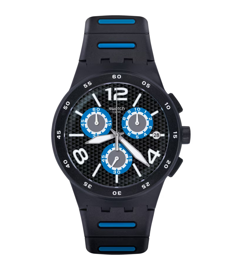 SUSB410 Reloj Swatch Análogo para Hombre pulsera de Caucho
