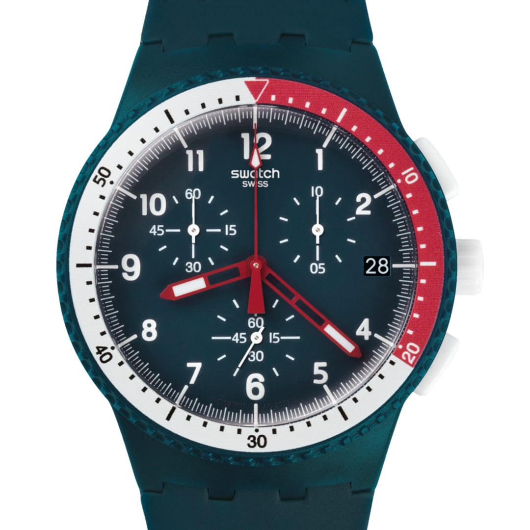 SUSN405 Reloj Swatch El Comandante Unisex pulsera de resina