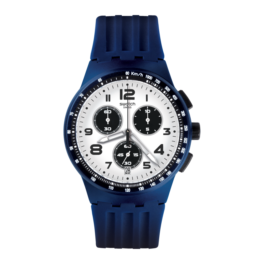 SUSN408 Reloj Swatch Travel Choc de caballero correa de caucho