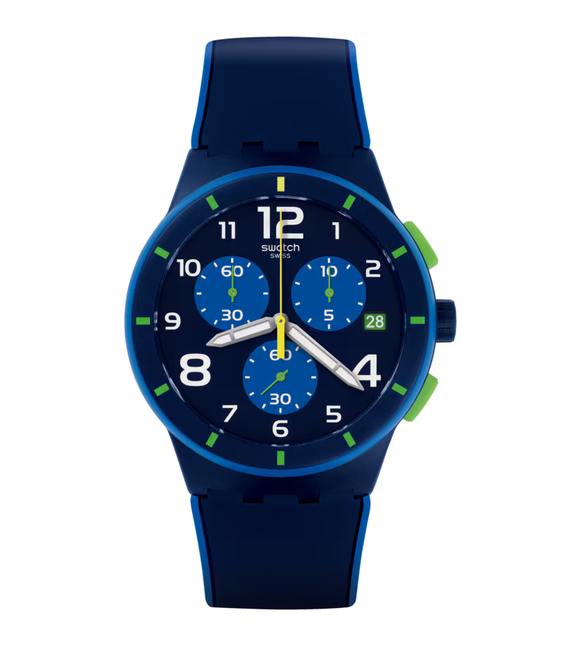 SUSN409 Reloj Swatch Análogo para Hombre pulsera de Caucho
