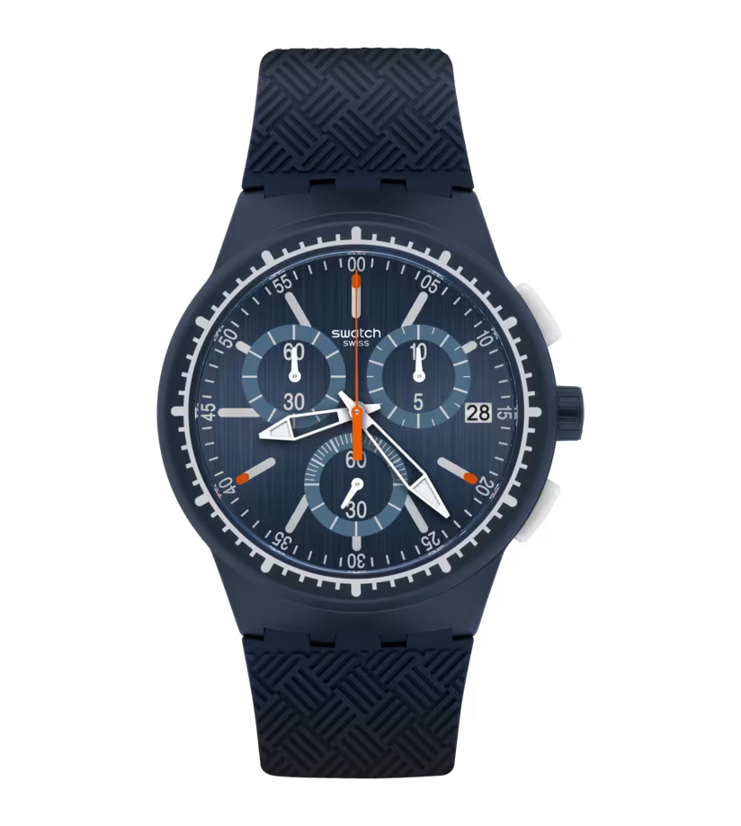 SUSN410 Reloj Swatch Análogo para Hombre pulsera de Caucho