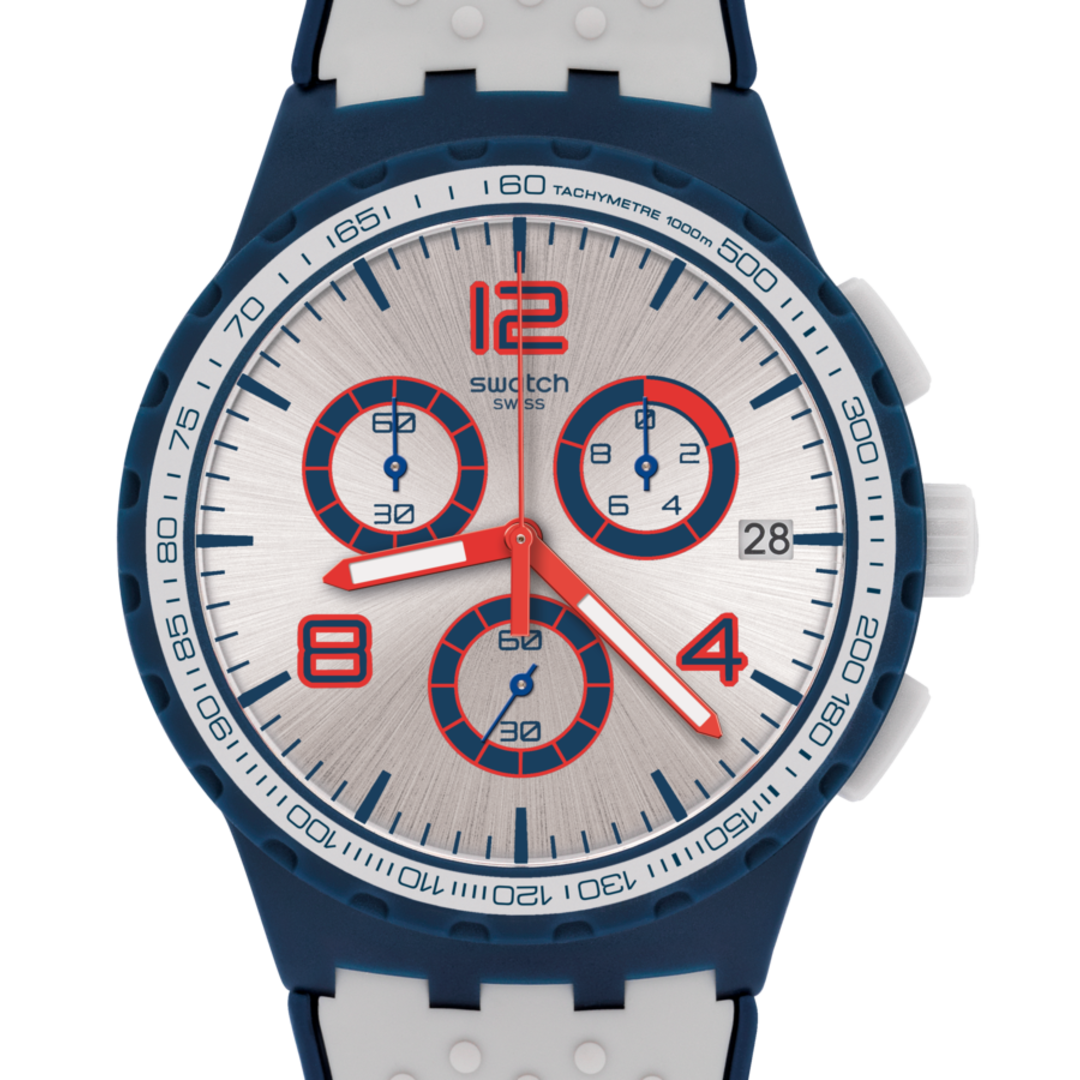 SUSN411 Reloj Swatch Humpy Bumpy de hombre pulsera de caucho