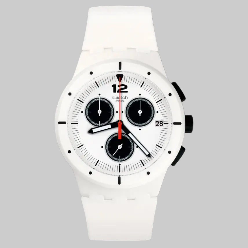 SUSW406 Reloj Swatch Why Again unisex correa de metal