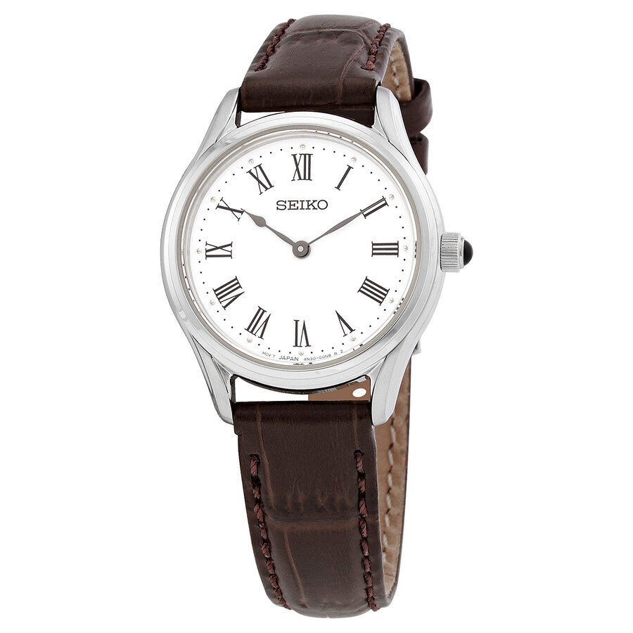 SWR071P1 Reloj Seiko Classic de dama pulsera de cuero 29 mm