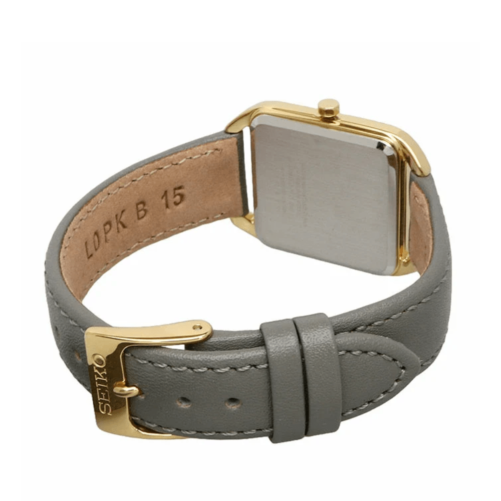 SWR090P1 Reloj Seiko Essentials de dama pulsera de piel 26 mm