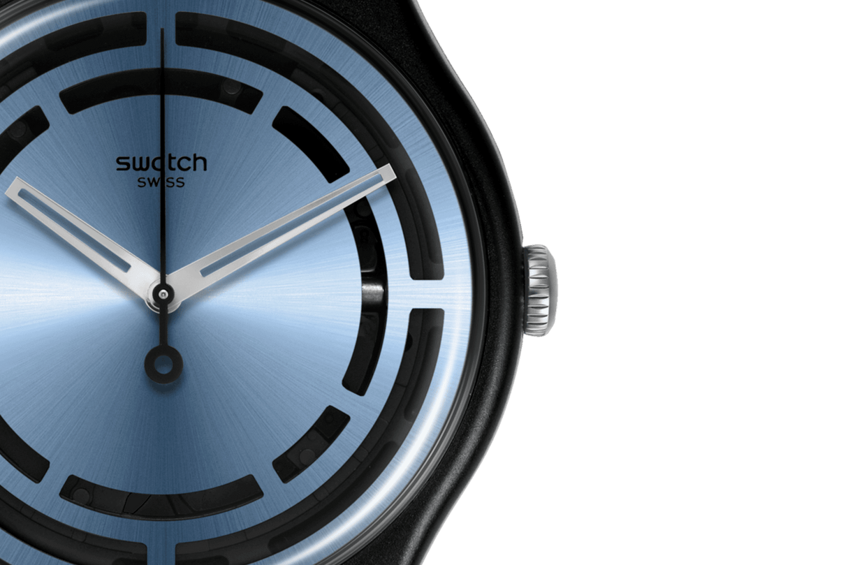 SO32B118 Reloj Swatch Circled Lines Unisex banda de resina