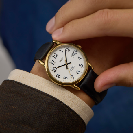 T2H291 Reloj Timex Easy Reader para Caballero correa de piel 35 mm