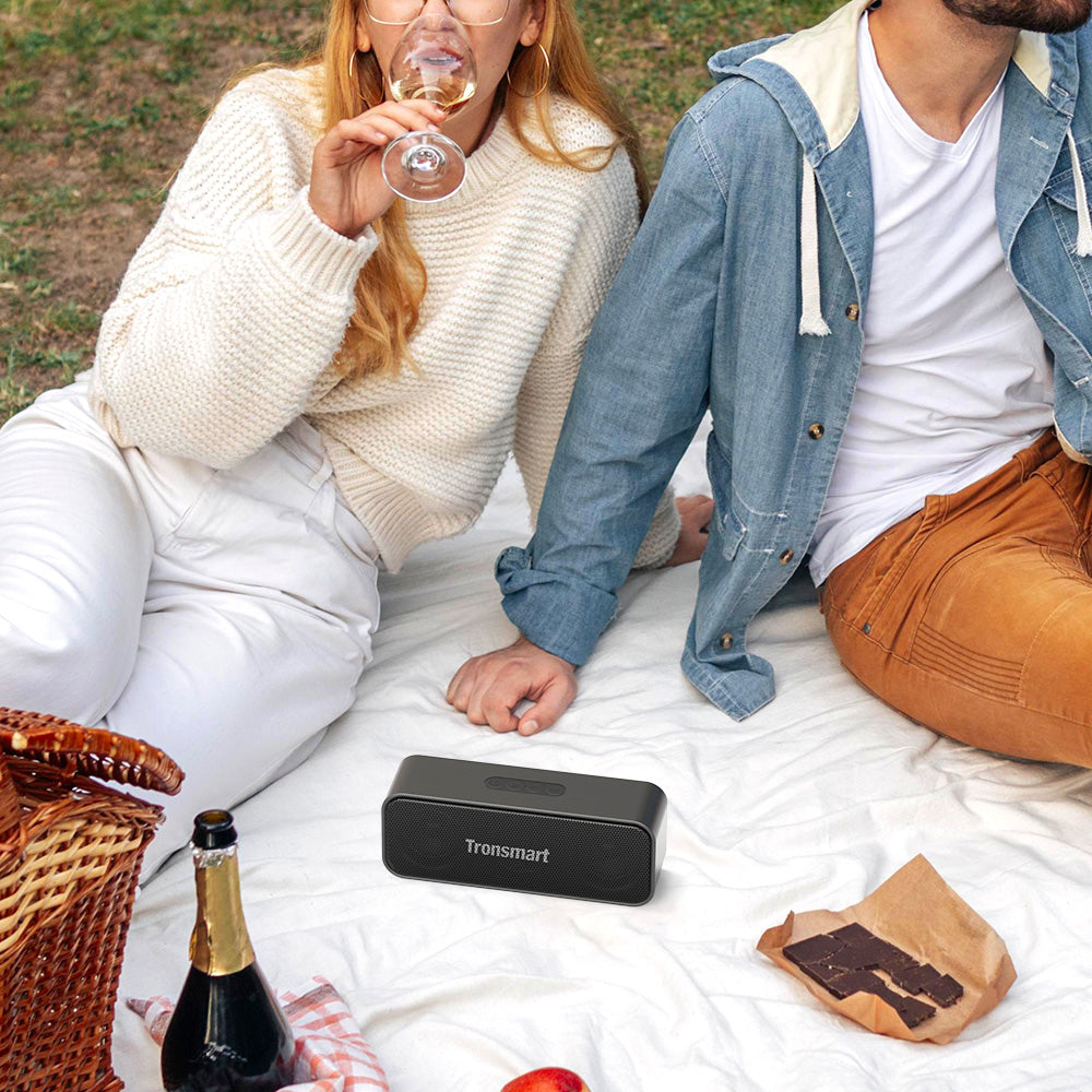 985906 Bocina Tronsmart T2 Mini conexión bluetooth y auxiliar