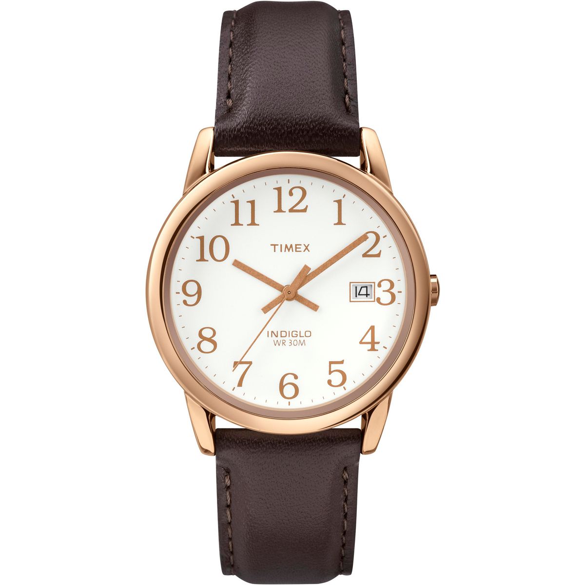 T2P563 Reloj Timex Easy Reader de hombre banda de piel