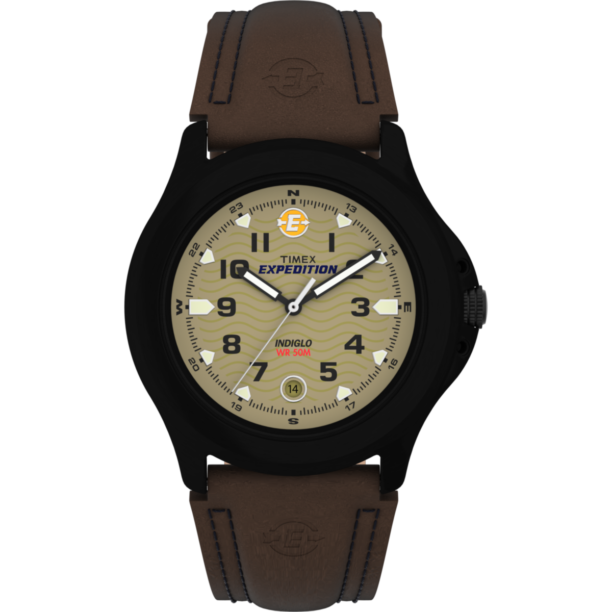 T47012 Reloj Timex Expedition para Hombre Pulsera de Cuero Análogo 40 mm