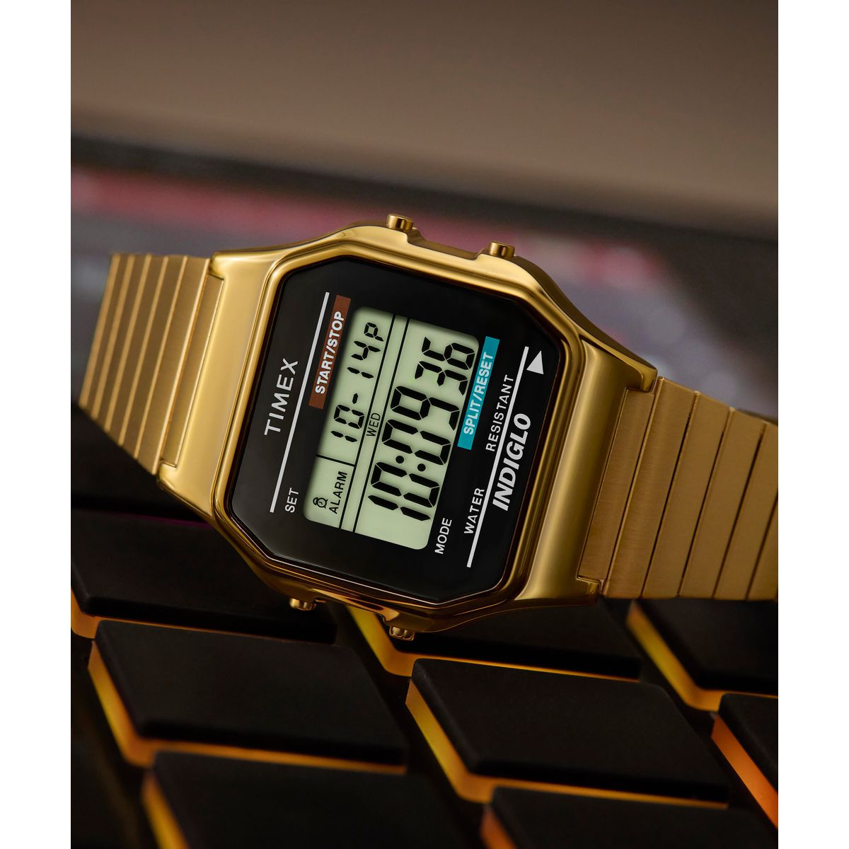 T78677 Timex Classic Reloj para Hombre 34 mm Pulsera de Metal