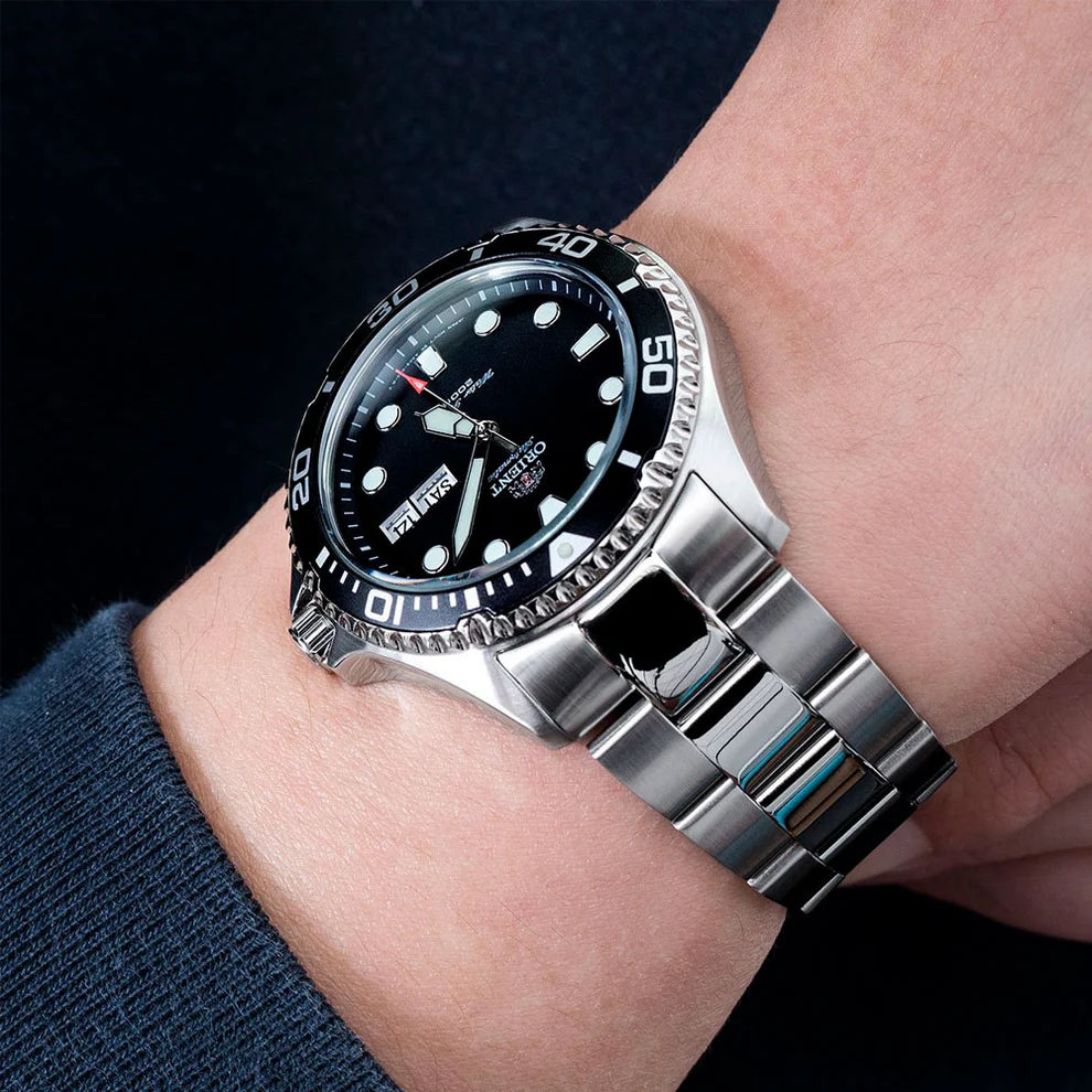 TAA02004B Reloj Orient para caballero pulsera de metal