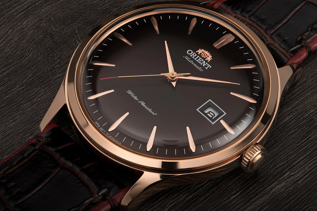 TAC08001T Reloj Orient Bambino de caballero pulsera de cuero