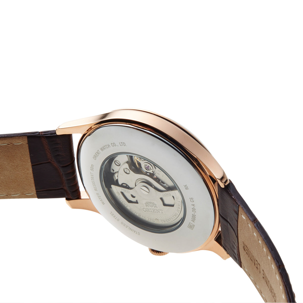 TAG00001T Reloj Orient de caballero pulsera de cuero