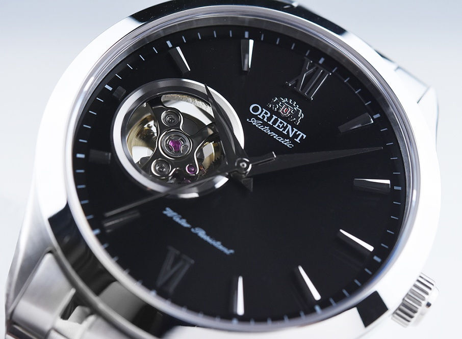 TAG03001B Reloj Orient Open Heart de hombre pulsera de metal