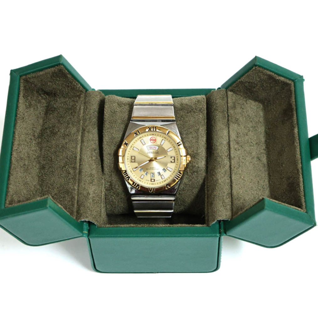 TC-012 Caja de reloj Tancy para viaje de cuero