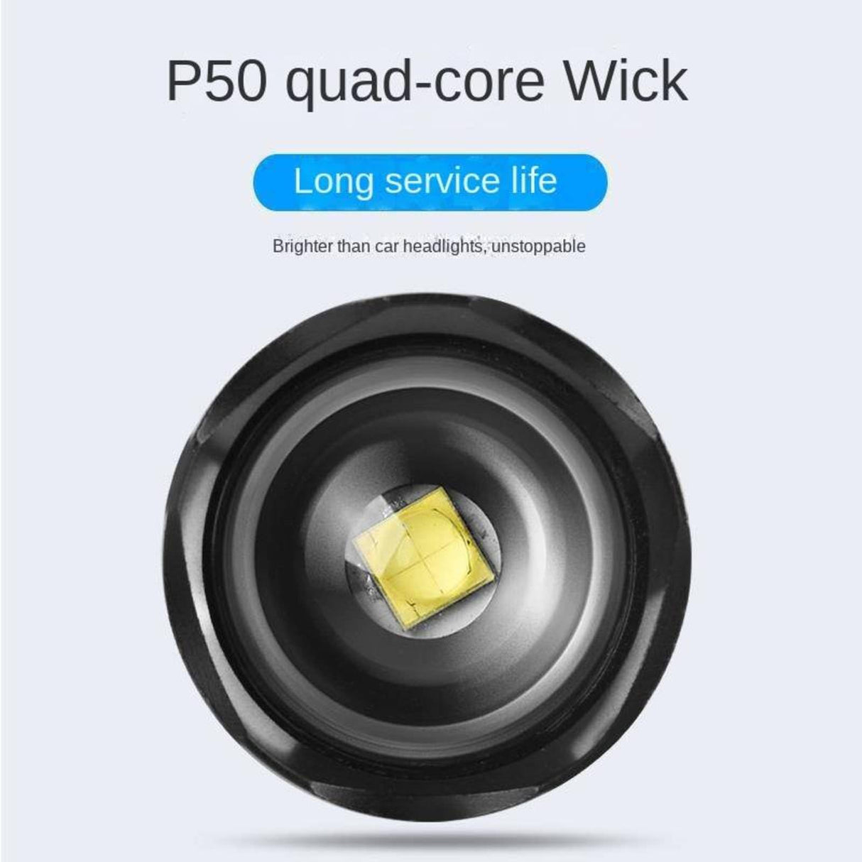 TS-FL1020 Linterna táctica recargable de aluminio