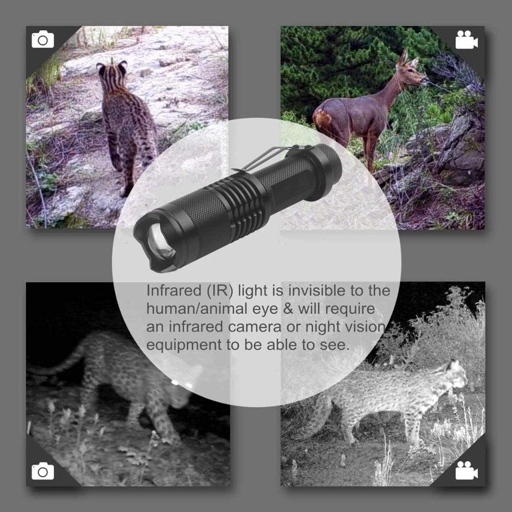 TS-FL1088 Linterna Infrarroja con Clip Portátil