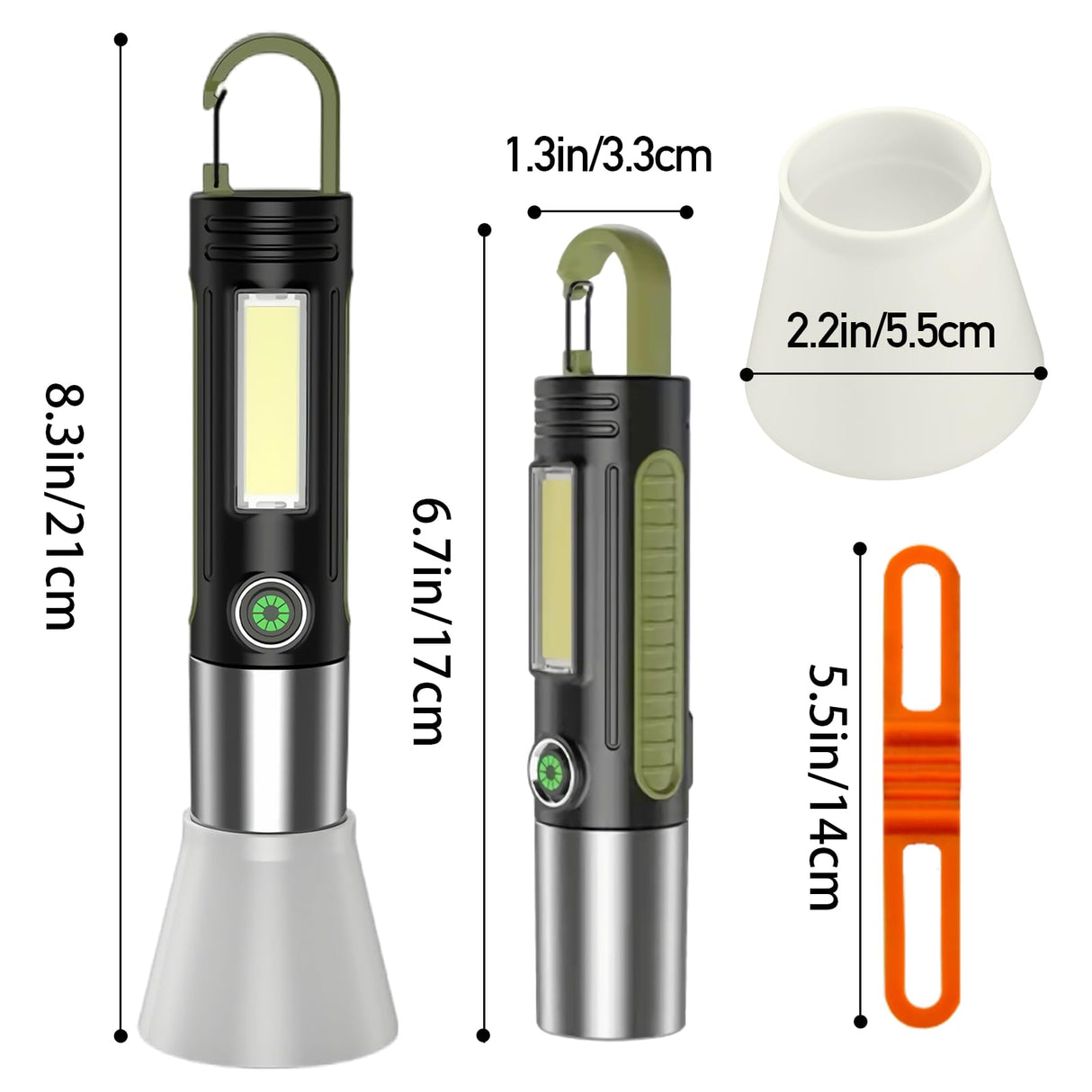 TS-FL1196 Linterna de emergencia recargable