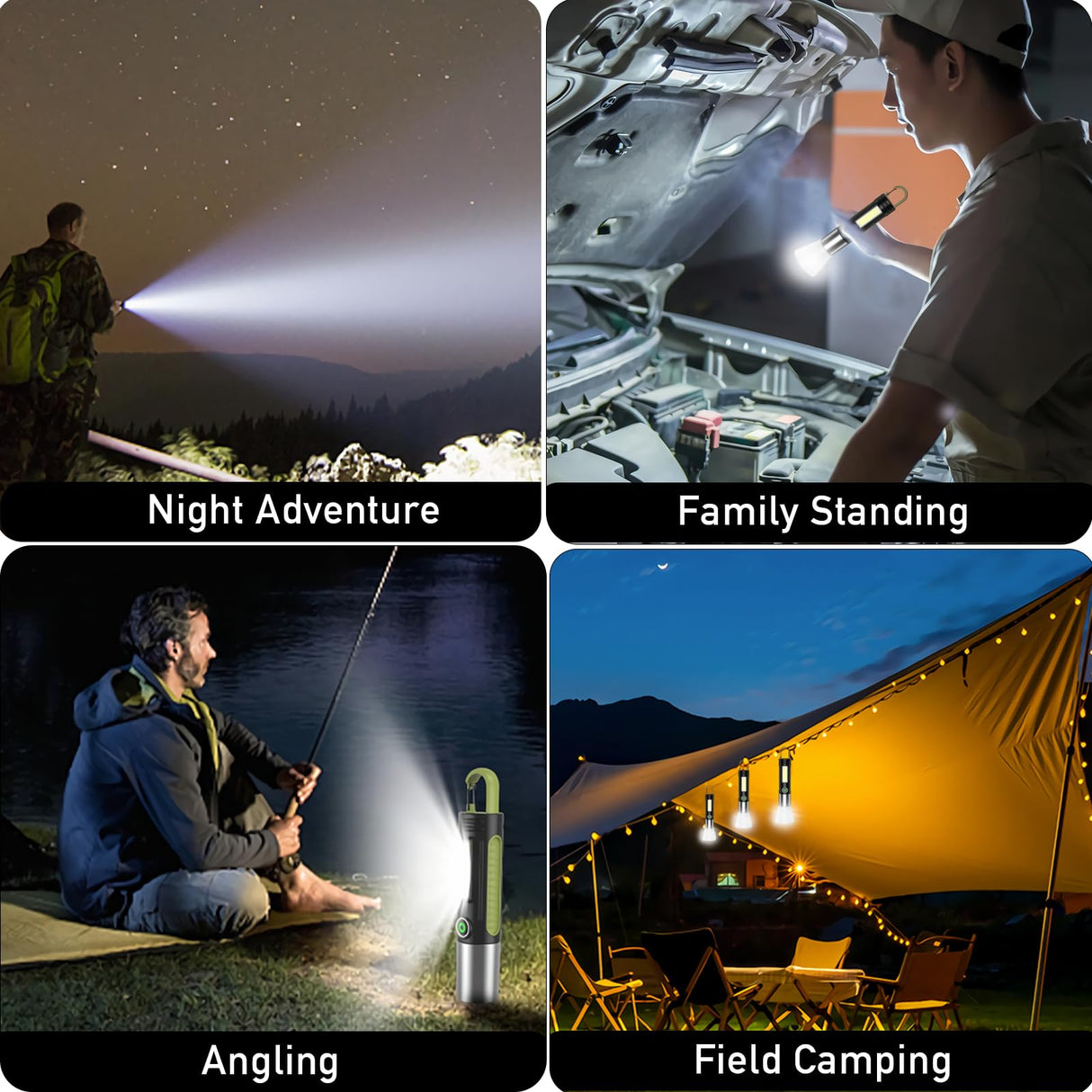 TS-FL1196 Linterna de emergencia recargable