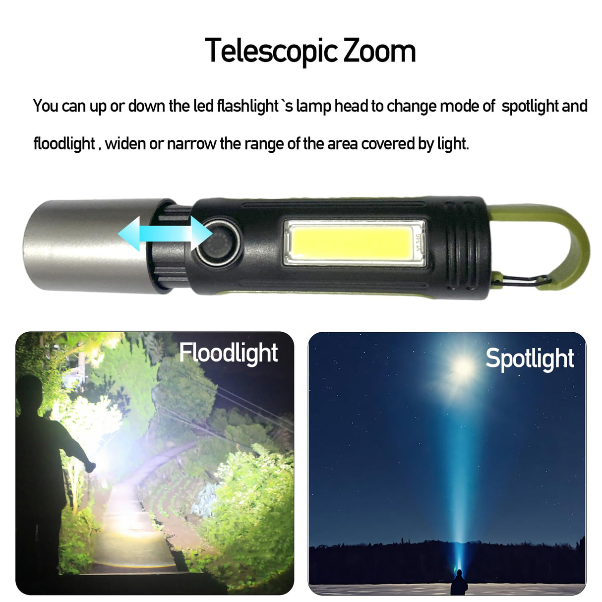 TS-FL1196 Linterna de emergencia recargable